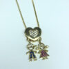 Colar Filhos com Micro Zircônias Folheado a Ouro 18K - Image 2