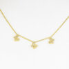 Colar de Borboletas com Zircônias Folheado a Ouro 18K
